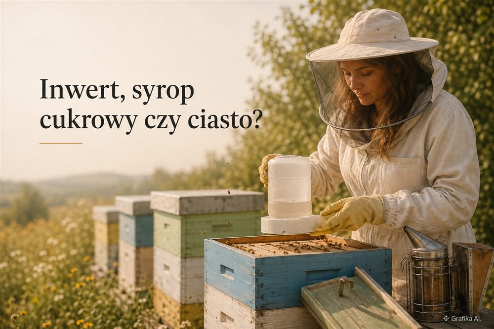 Inwert, syrop cukrowy czy ciasto? Porównanie pokarmów dla pszczół