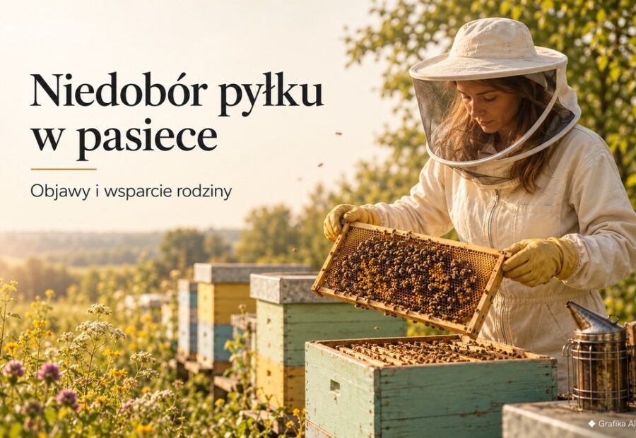 Niedobór pyłku w pasiece – objawy i sposoby ograniczania problemu