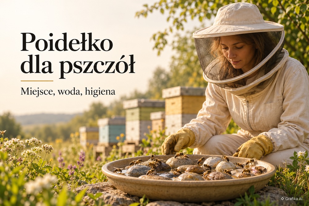 Poidełko dla pszczół – gdzie je ustawić i czym napełniać?