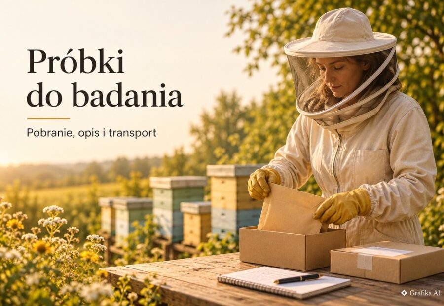 Jak pobrać próbki pszczół i czerwiu do badania laboratoryjnego?