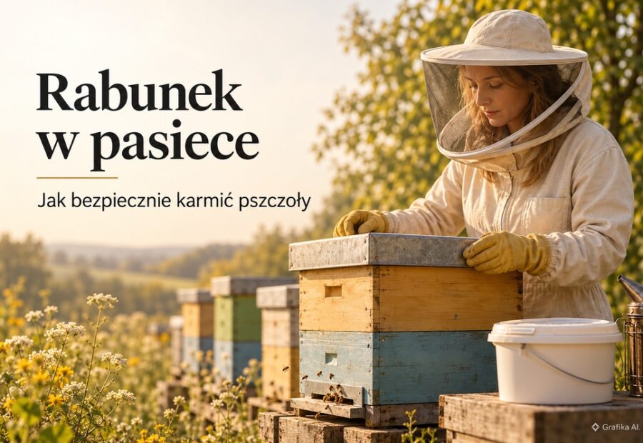 Rabunek w pasiece podczas karmienia – jak mu zapobiec?