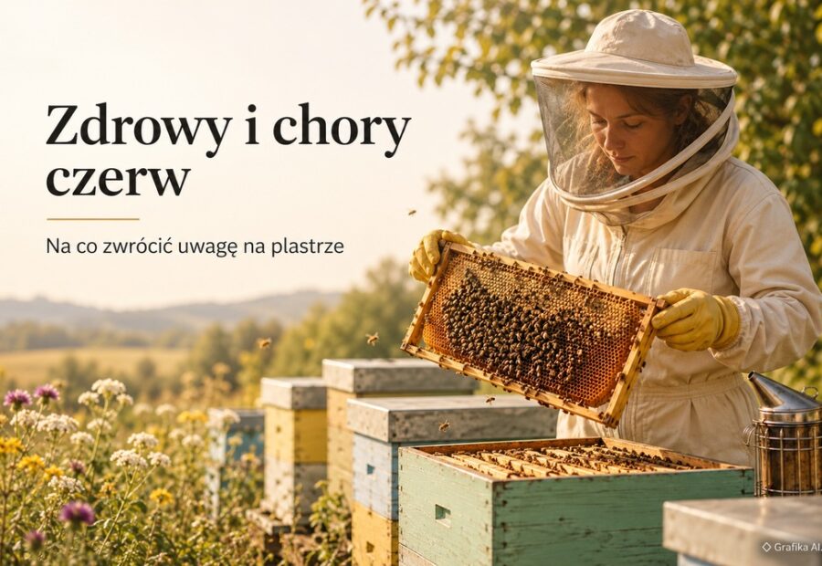 Zdrowy i chory czerw – jak rozpoznać nieprawidłowości na plastrze?